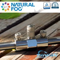 Natural Fog High Pressure Leaking Free Fogging Mist Nozzle Screw Fittings